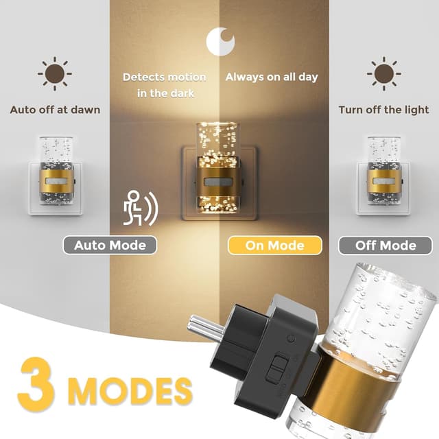 Detalle de LOHAS-LED Nachtlicht mit Bewegungsmelder 3000K