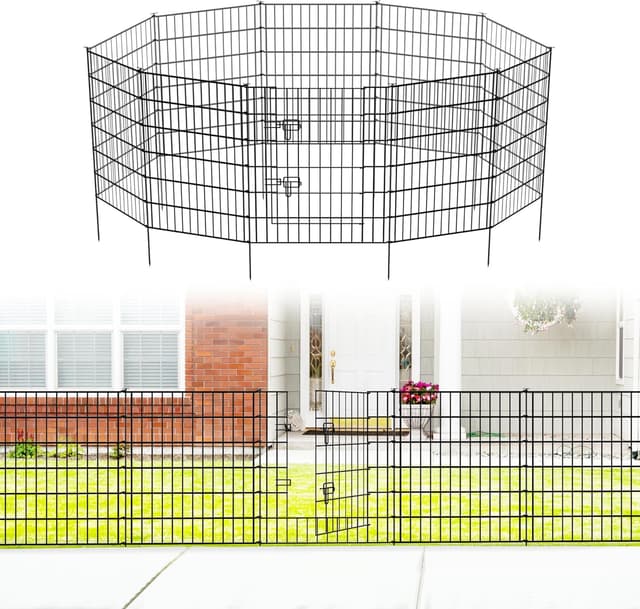 Imagen de Thealyn Garden Fence 81cm H 71cm W — 9 panels + gate en OfertitasTOP