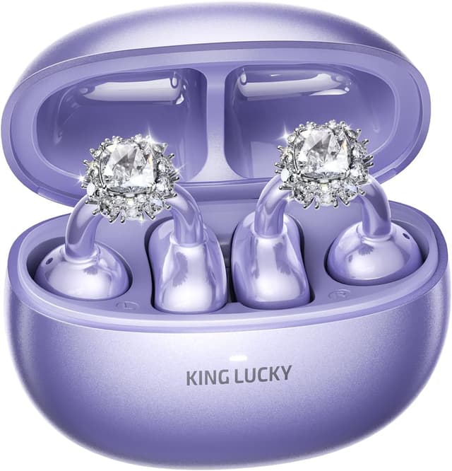 Detalle de Kinglucky Clip-On Earbuds 40H Playtime