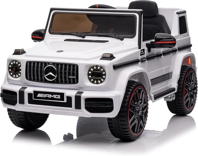 Detalle de LEADZM Kinder-Elektroauto Mercedes G63 (12V, 7Ah) mit Fernbedienung und 2,4-GHz-Funksystem