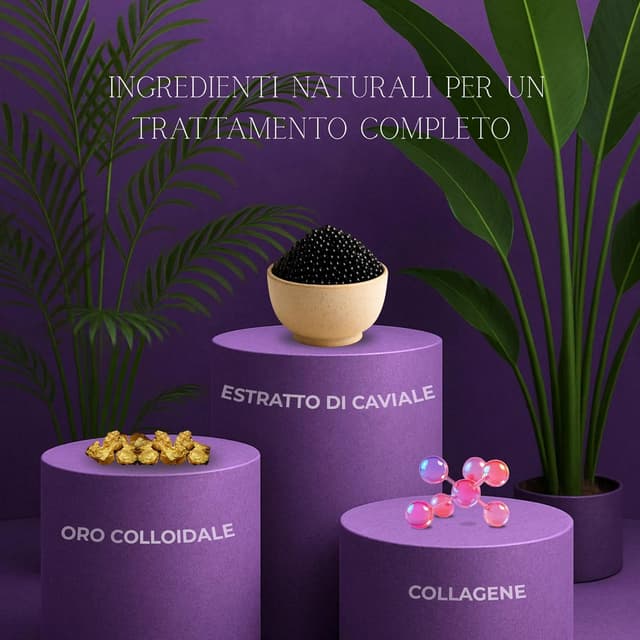 Thumbnail 6 de Crema Viso Antiage Oro Sublime 300 ml – Idratante, antirughe con Acido Ialuronico e oro colloidale