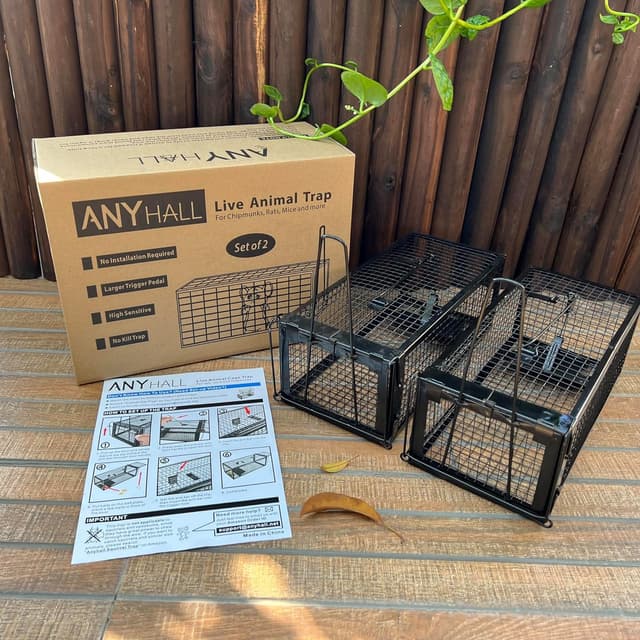 Thumbnail 5 de Anyhall 2-Pack Humane Live Mouse Traps for Indoors and Outdoors 🐭