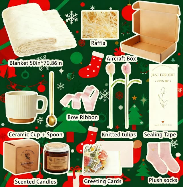 Thumbnail 6 de Self-Care Gift Basket for Women