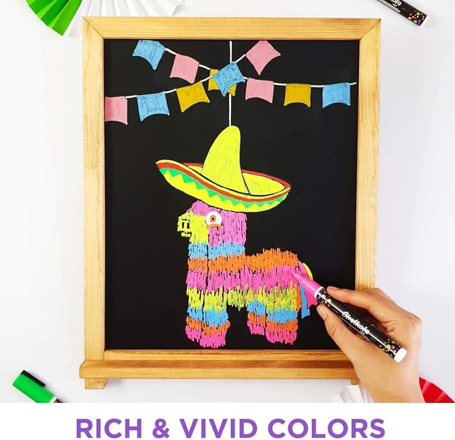 Detalle 2 de Chalkola Kreidestifte Neon 10er Set 3mm 🎨