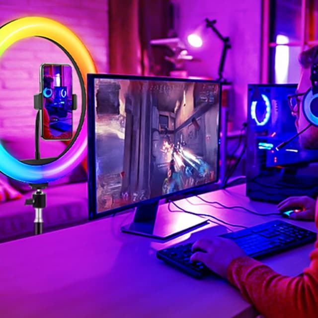 Thumbnail 6 de GerTong Ring Light LED 11,5 pollici