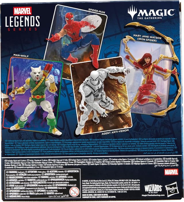 Detalle 2 de Hasbro Marvel Legends Agent Anti-Venom (Spider-Man) Action-Figur inkl. exklusive Foil Sammelkarte