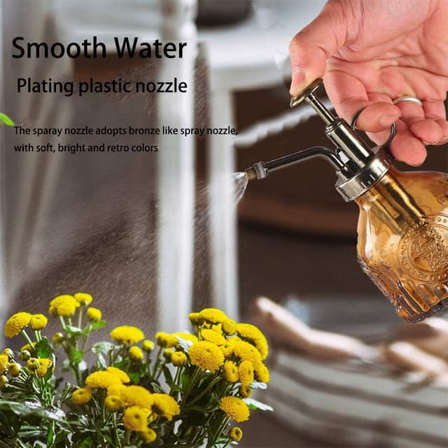 Thumbnail 6 de Plant Mister Glass Watering Spray Bottle 6.4in