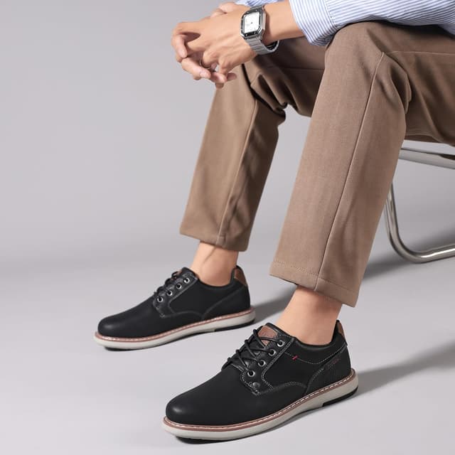 Detalle 2 de ANALEAF Anzugschuhe Schnürschuhe Modern Klassisch 👞