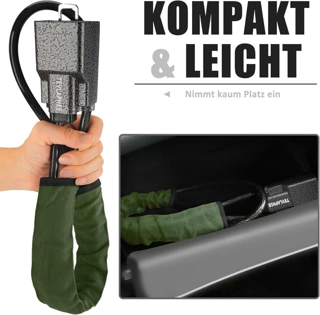 Detalle 1 de Lenkradschloss Tevlaphee mit 3 Schlüsseln