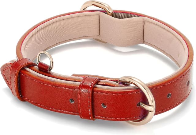 Imagen de WHIPPY Leather Dog Collar 18.9in en OfertitasTOP