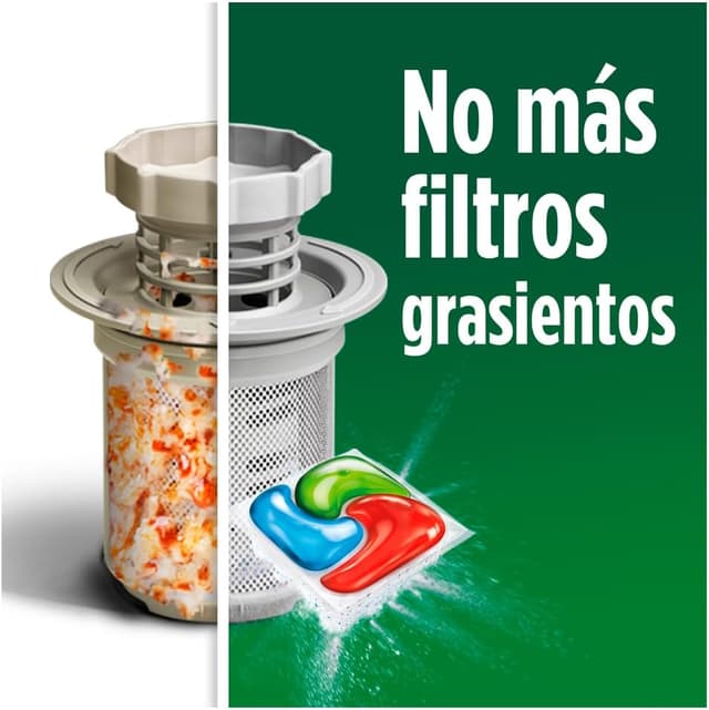 Detalle 2 de Fairy Platinum Limón 🧴 Cápsulas Lavavajillas Todo en Uno 170