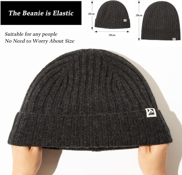 Thumbnail 5 de TOP-EX PolarWool Beanie 100% Merino Wool L/XL
