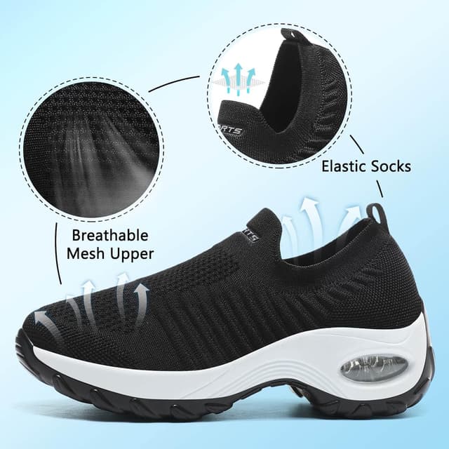 Detalle de Slip On Trainers Orthopedic Walking Shoes