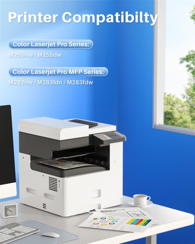 Detalle de Skydo 207X Toner Cartridge Multipack (With Chip) – Compatible for HP 207X/207A