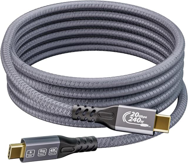 Detalle de MOPOCHG USB-C Ladekabel 240 W für 20 Gbps