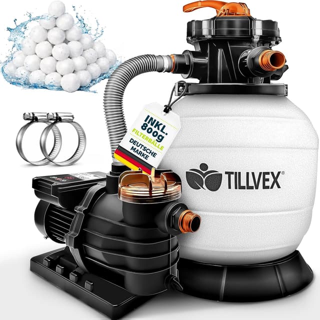 Thumbnail 4 de Tillvex Sandfilteranlage Pool 10 m³/h