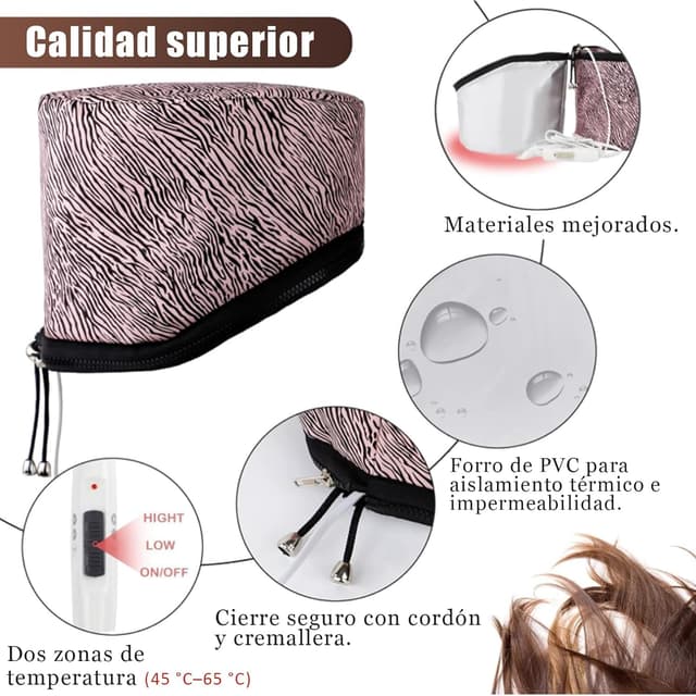 Thumbnail 2 de Biutee Gorro Térmico para Cabello 2 niveles