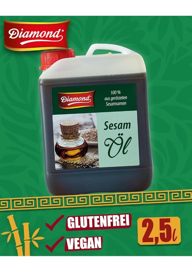 Detalle 2 de Sesamöl DIAMOND 2,5 l für asiatische Küche