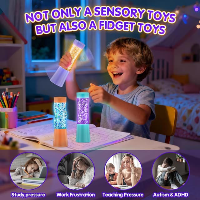 Detalle 1 de CS COSDDI 3-Pack Sensory Lights for Autism