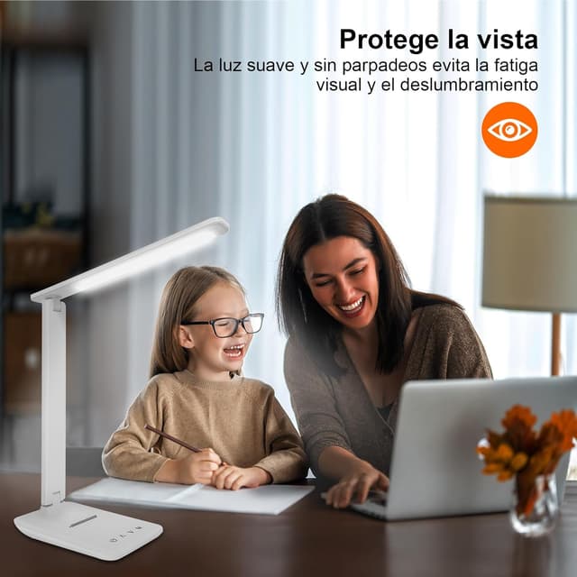 Thumbnail 1 de joyshie Lámpara LED Escritorio con Control Táctil y USB