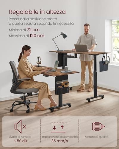 Thumbnail 3 de VASAGLE Escritorio Eléctrico Regulable con Memoria 🖥