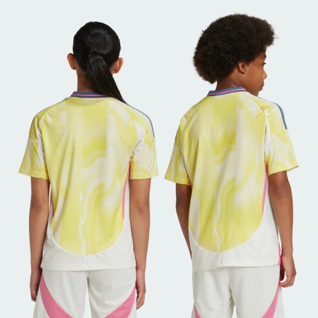Detalle 2 de Camiseta segunda equipación Juventus 24/25 Adidas para adolescentes (amarillo)