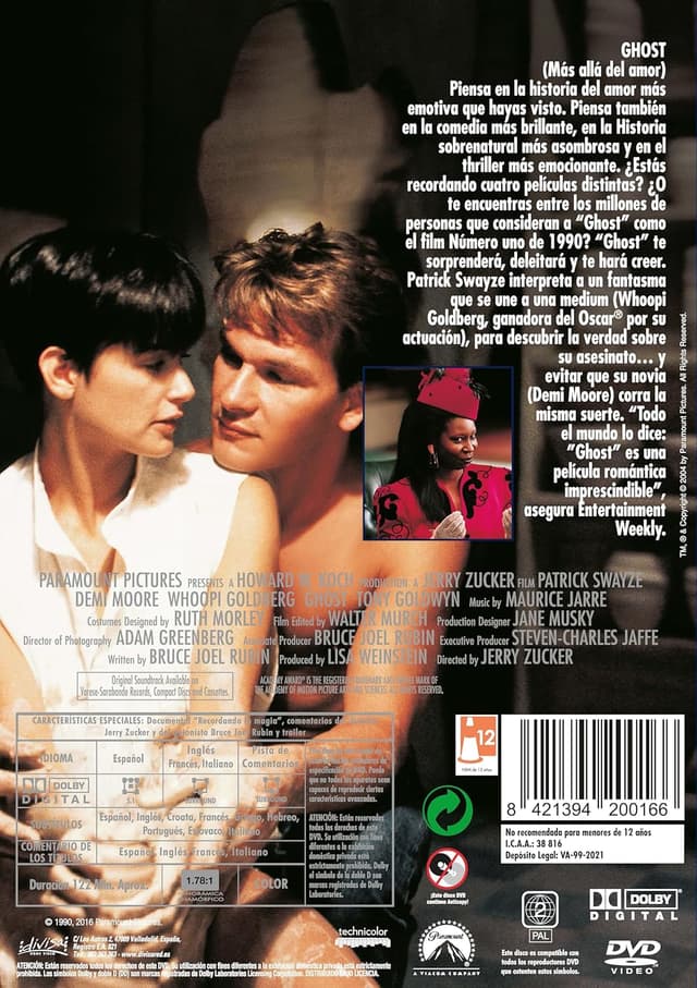 Detalle de Divisa HV Ghost DVD