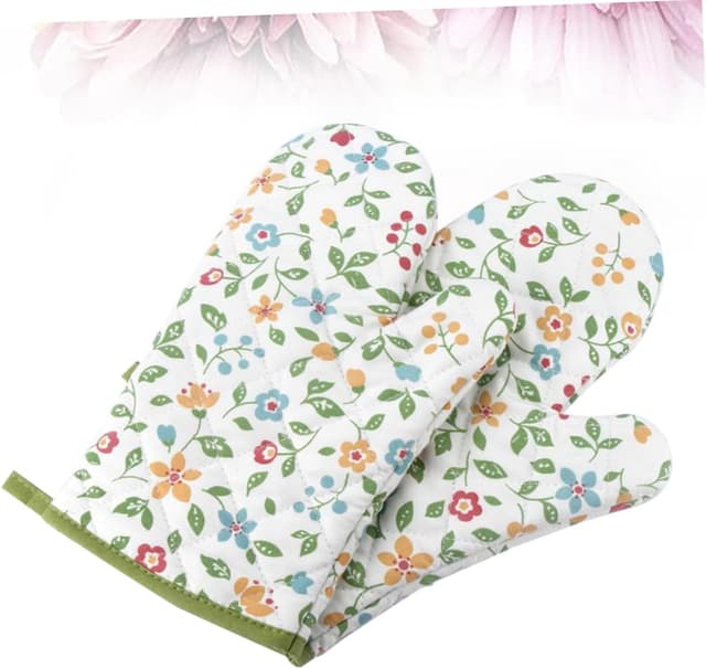 Thumbnail 5 de Hitzebeständige Ciieeo Backhandschuhe mit Blumen
