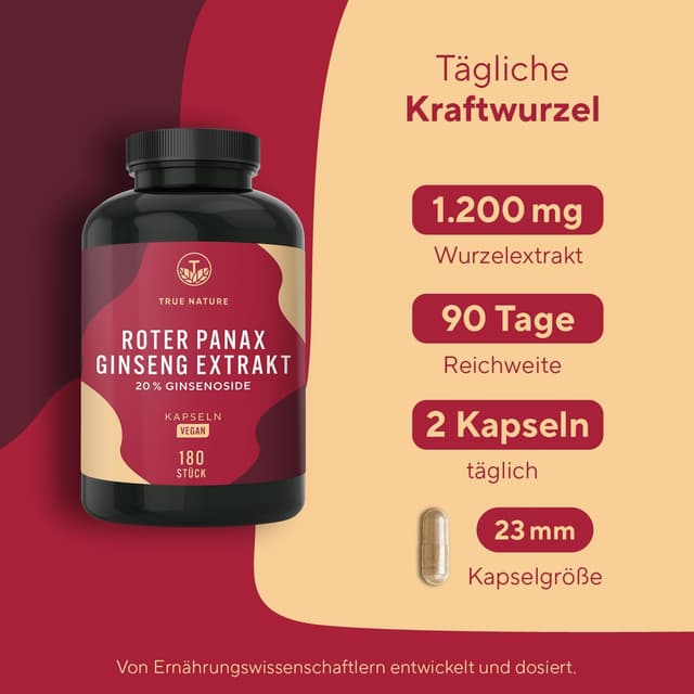 Detalle 2 de Roter Panax Ginseng 600 mg