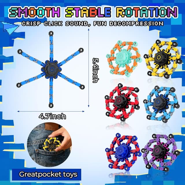 Thumbnail 2 de Transformable Robot Fidget Spinner