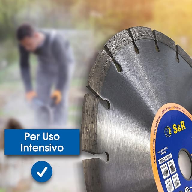 Thumbnail 2 de S&R 2 Dischi Diamantati 230 x 22,2 mm