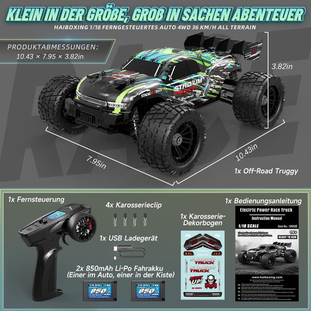 Thumbnail 5 de HAIBOXING 18858E Truggy RC tout‑terrain 36 km/h