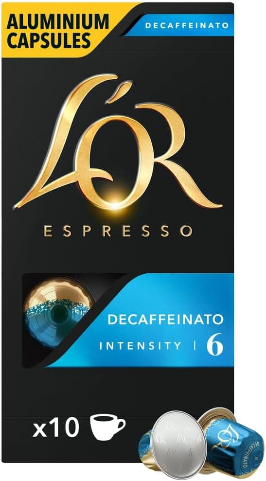 Detalle de L'OR Decaffeinato 100 capsules Nespresso