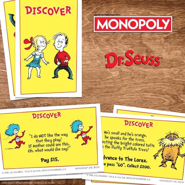 Thumbnail 6 de Monopoly Dr. Seuss collectible board game 🎲