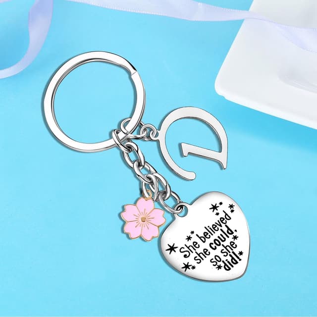 Thumbnail 1 de Nimteve 26 Letter Alphabet Keychain
