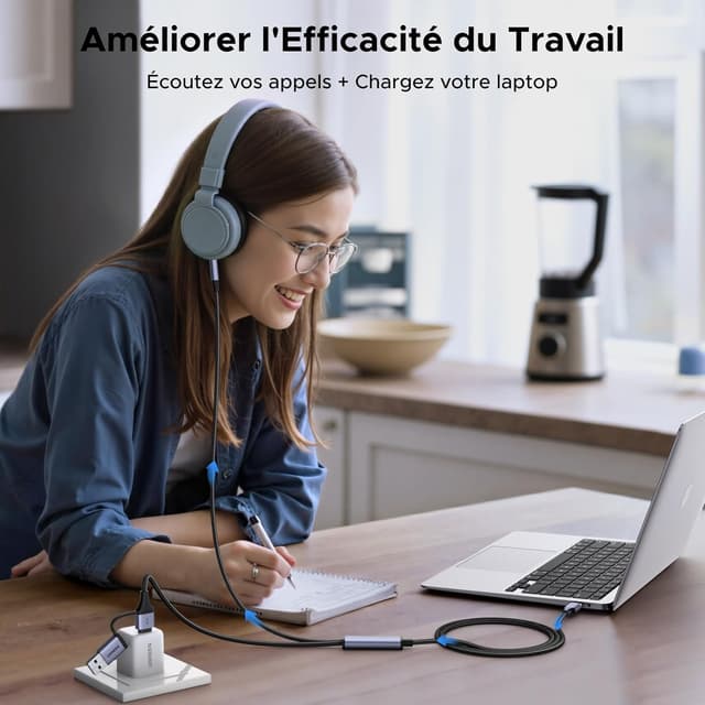 Thumbnail 6 de UGREEN Câble USB C vers Jack 3,5 mm 2 en 1