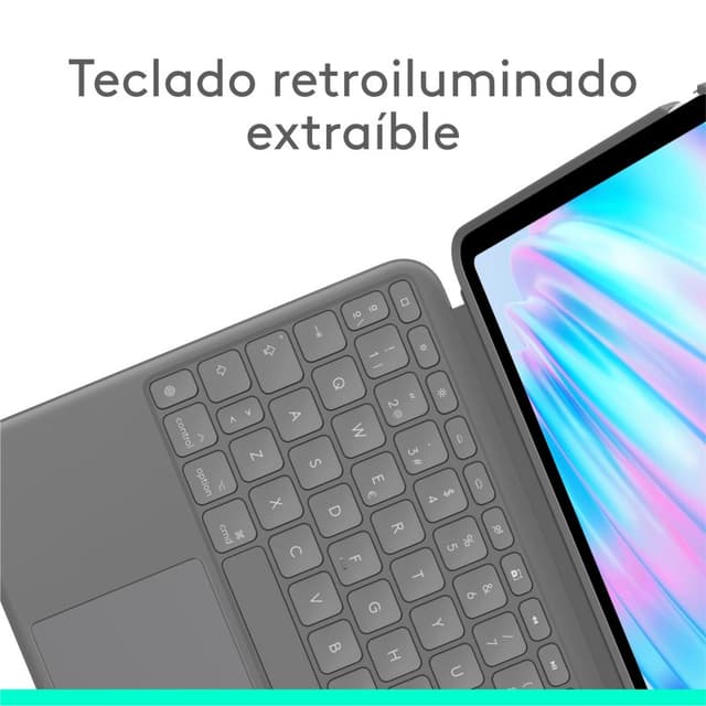 Detalle 2 de Logitech Combo Touch Funda con Teclado