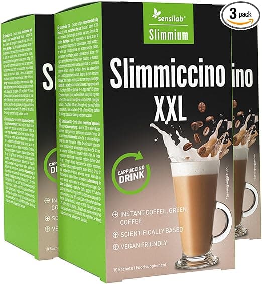 Imagen de Slimmiccino XXL: Cafe Verde y Guaraná, 30 Sobres para Quemar Grasa ☕ en OfertitasTOP