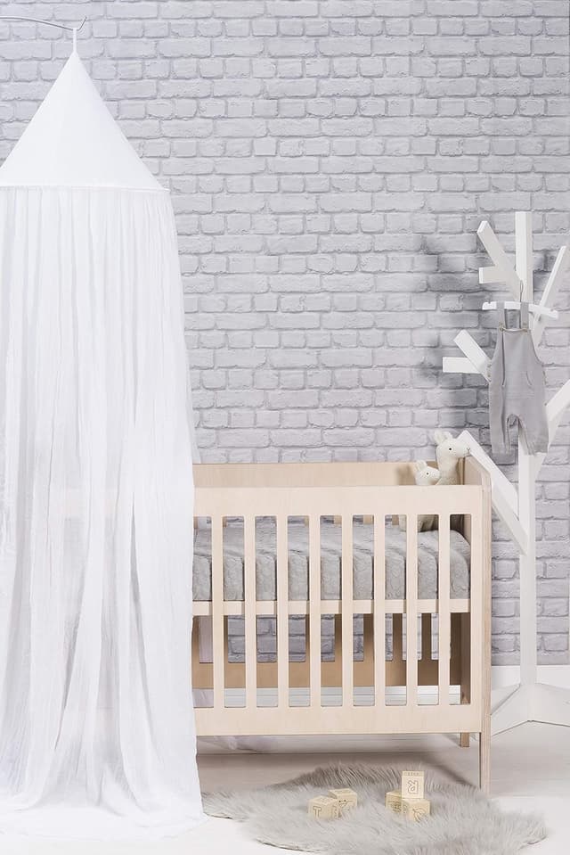 Thumbnail 1 de Jollein Baldachin Vintage White 245 cm