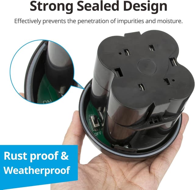 Detalle 2 de NICREW Bewegungsmelder für außen 2x4 LEDs