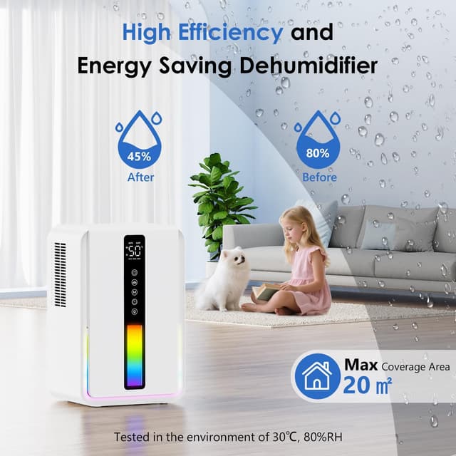 Thumbnail 1 de Deumidificatore casa 2450ml 🏠