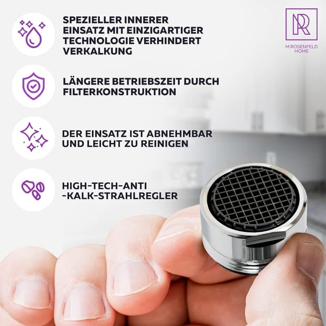 Thumbnail 2 de M ROSENFELD HOME Regolatore rubinetto 2 pz M24