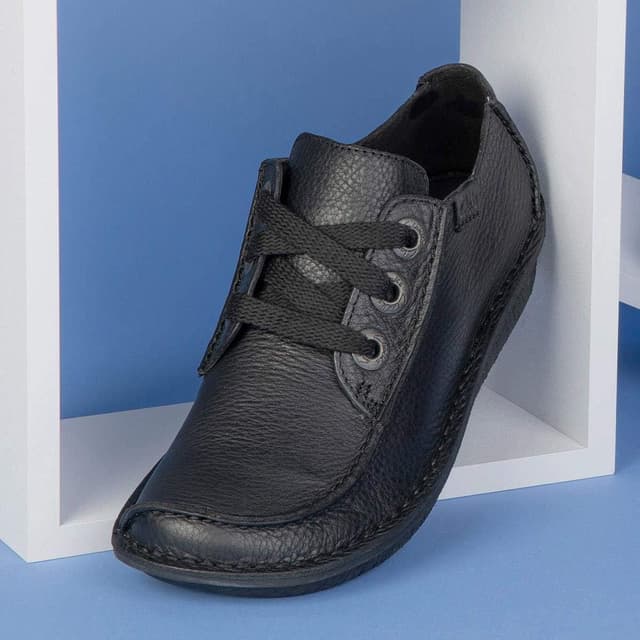 Detalle 2 de Clarks Funny Dream cuir noir 39,5