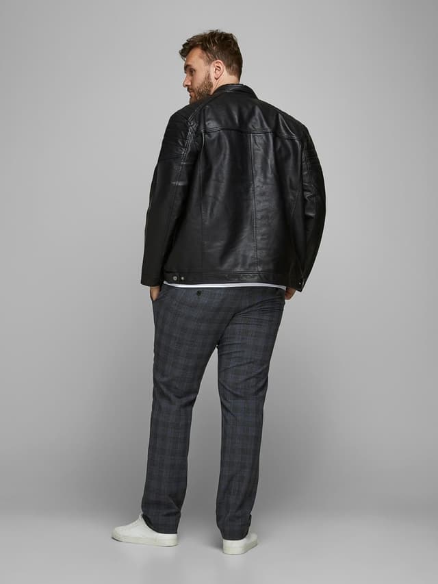 Detalle de JACK & JONES Faux Suede Jacket Black XL