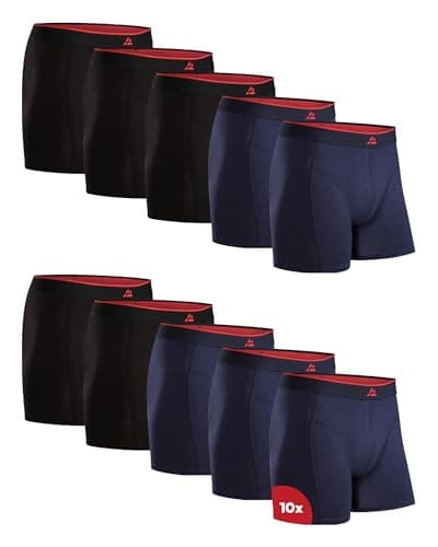 Detalle de DANISH ENDURANCE calzoncillos boxer de bambú para hombre (pack 3 o 10) con corte cómodo