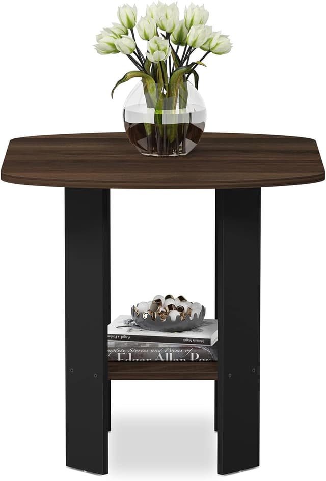 Detalle 2 de Furinno Tavolino Basso marrone nero 1