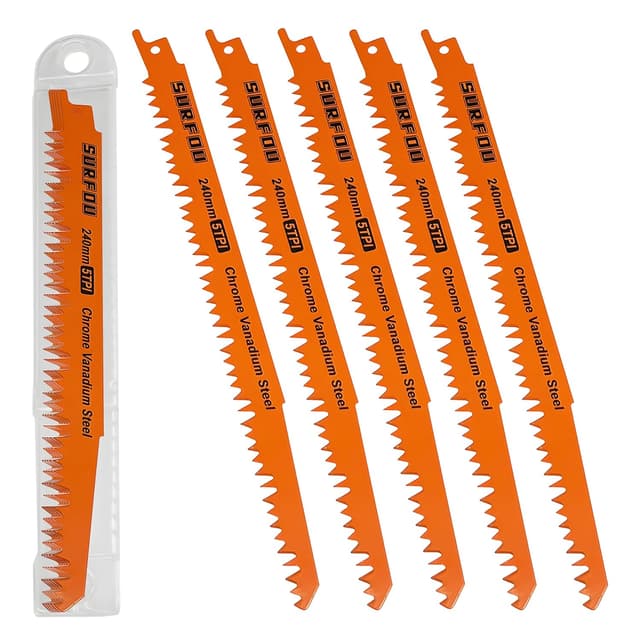 Imagen de SURFOU Lame 240mm 5TPI per seghetti alternati 📐 en OfertitasTOP