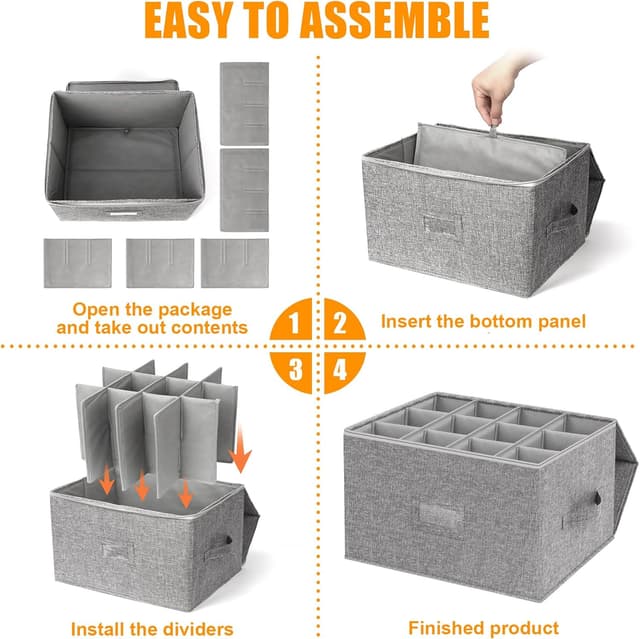 Thumbnail 6 de Kukikan 2-Pack Wine Glass Storage 🍷