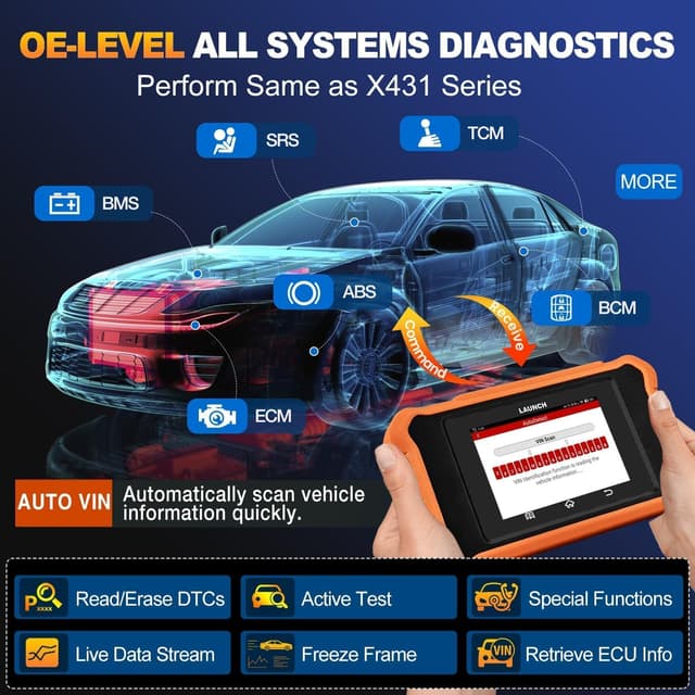 Detalle 2 de LAUNCH Creader Elite V2.0 GM Diagnostic Scanner