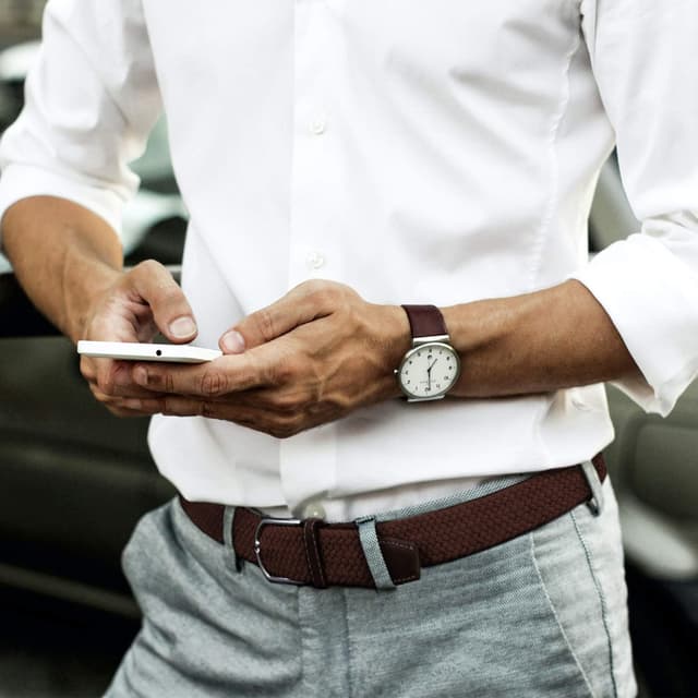 Thumbnail 6 de MASADA Cintura in tessuto elastic 3,2 cm 90-120 cm